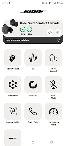Скриншот 1 — Bose QC Earbuds