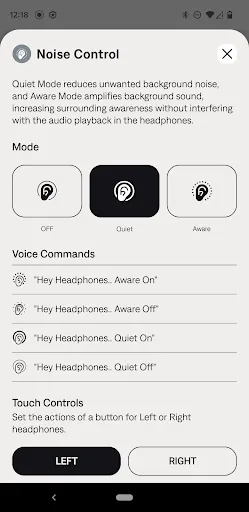 Скриншот 2 — Bose QC Earbuds