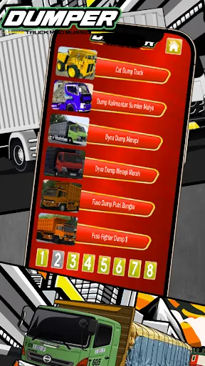 Скриншот 2 — Dumper Truck Mod Bussid