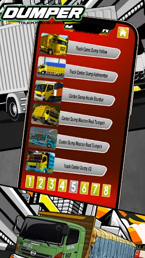 Скриншот 3 — Dumper Truck Mod Bussid