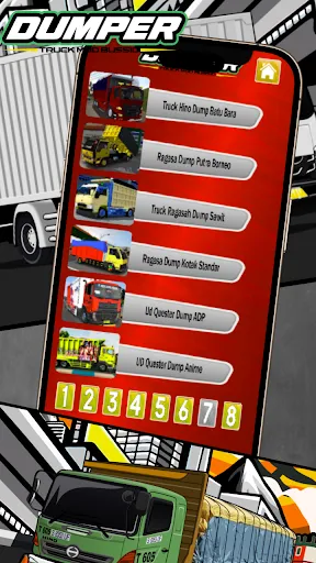 Скриншот 4 — Dumper Truck Mod Bussid