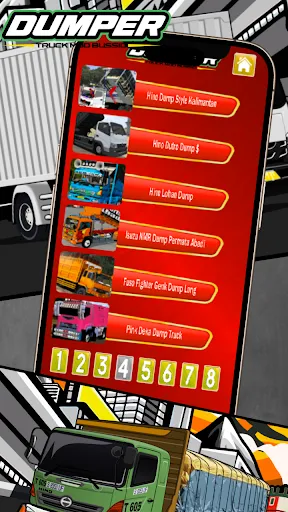 Скриншот 6 — Dumper Truck Mod Bussid