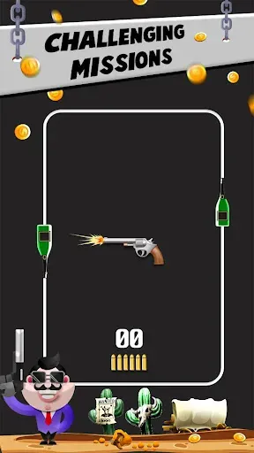 Скриншот 6 — Стрельба из бутылок VS Gun