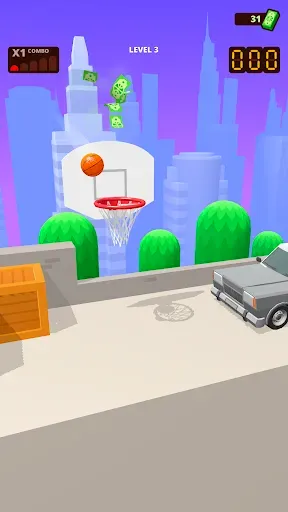 Скриншот 3 — Bounce Dunk - игра баскетбол
