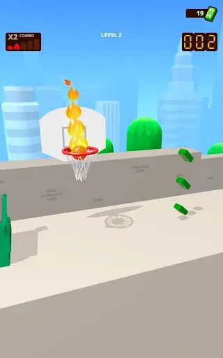 Скриншот 7 — Bounce Dunk - игра баскетбол