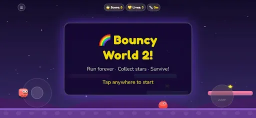 Скриншот 1 — Bouncy World 2