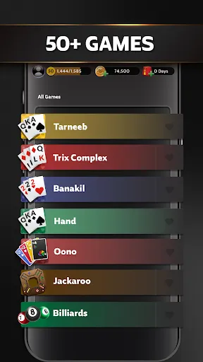 Скриншот 7 — Jawaker Hand, Tarneeb & Trix