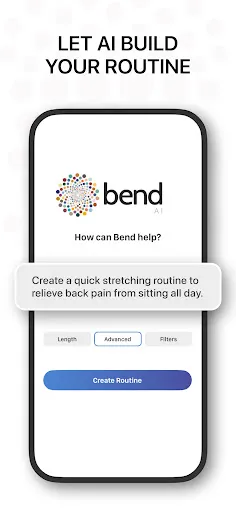 Скриншот 2 — Bend: растяжка и гибкость app