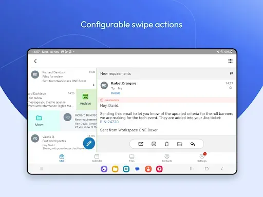 Скриншот 7 — Boxer - Workspace ONE