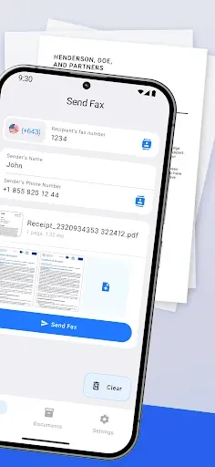 Скриншот 2 — FaxFree: Отправка факсов