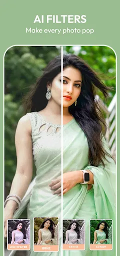 Скриншот 4 — AI Saree & Dress Swap: MiSaree