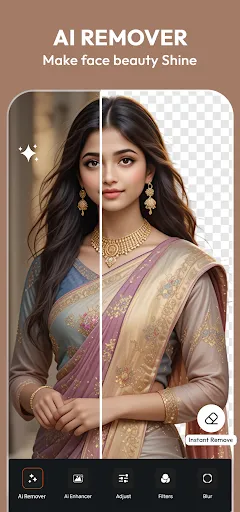 Скриншот 6 — AI Saree & Dress Swap: MiSaree