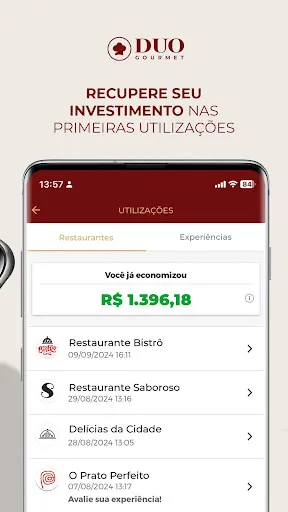 Скриншот 3 — Duo Gourmet: Restaurantes