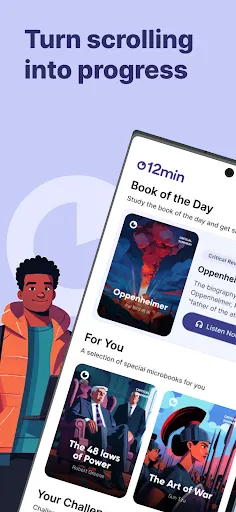 Скриншот 1 — 12min: Book Summaries Daily