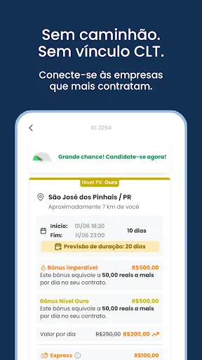 Скриншот 4 — Motorista PX - Você só dirige!