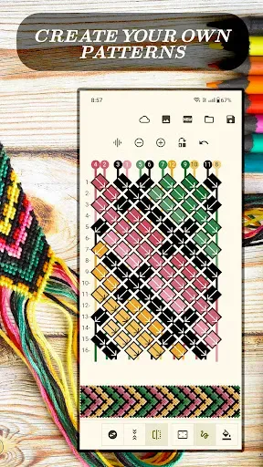 Скриншот 1 — Friendship Bracelets Pro