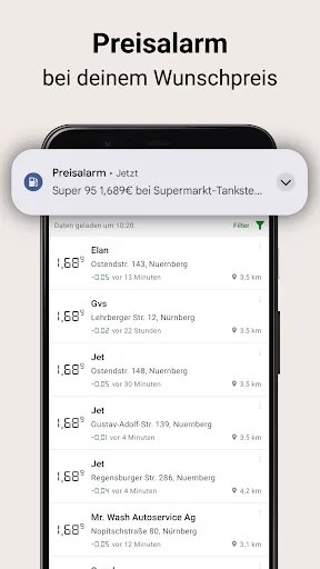 Скриншот 3 — Spritpreise - günstig Tanken