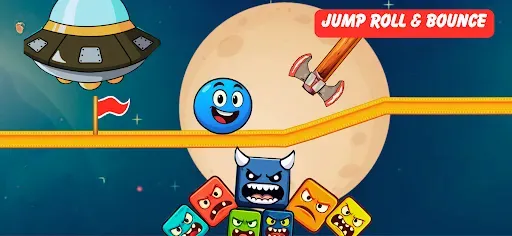 Скриншот 5 — Red Bounce Ball 4: Ball Games