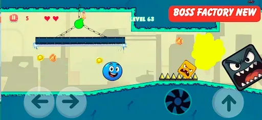 Скриншот 7 — Red Bounce Ball 4: Ball Games