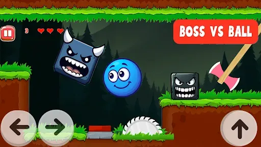 Скриншот 3 — Red Hero 4: Ball Bounce Bosses