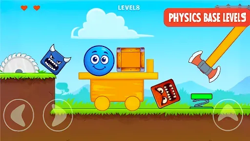 Скриншот 4 — Red Hero 4: Ball Bounce Bosses
