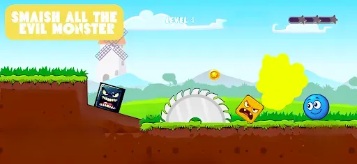 Скриншот 5 — Red Hero 4: Ball Bounce Bosses