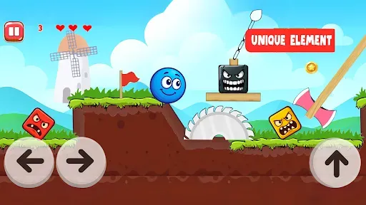 Скриншот 7 — Red Hero 4: Ball Bounce Bosses