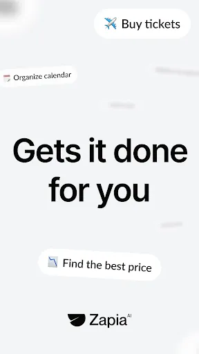Скриншот 1 — Zapia AI - Personal Assistant