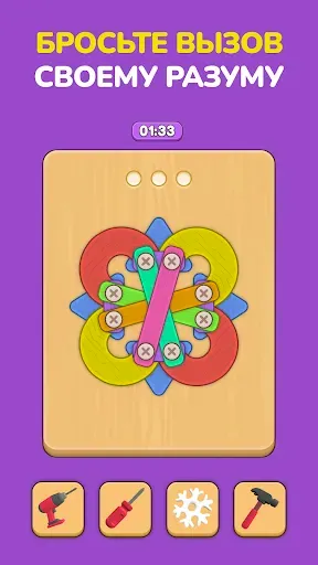 Скриншот 2 — Гайки и Болты: Игра на Логику
