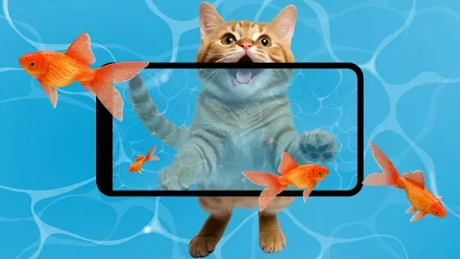 Скриншот 1 — Игры для Кошек: Мышка для кота