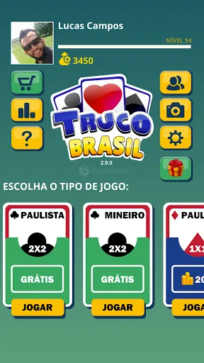 Скриншот 2 — Truco Brasil - Truco online