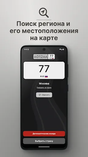 Скриншот 2 — RegAuto - Коды регионов