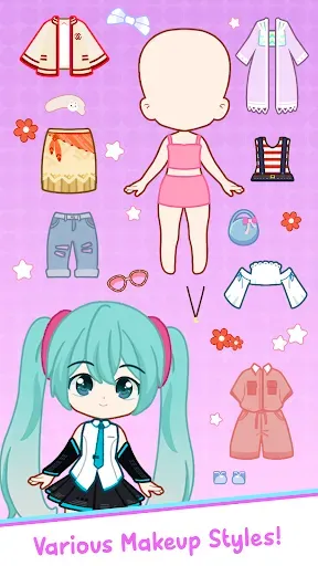 Скриншот 7 — Doll Dress Up: Makeup Games