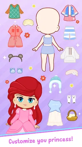Скриншот 8 — Doll Dress Up: Makeup Games