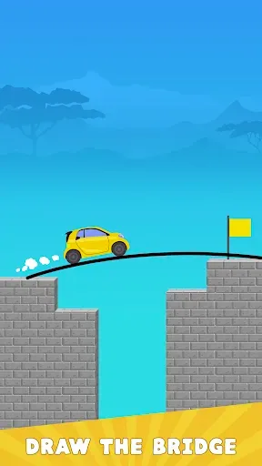 Скриншот 1 — Draw Bridge Puzzle - Draw Game