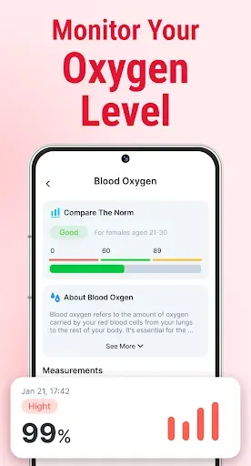 Скриншот 3 — Heart Rate Monitor - Pulse HRV