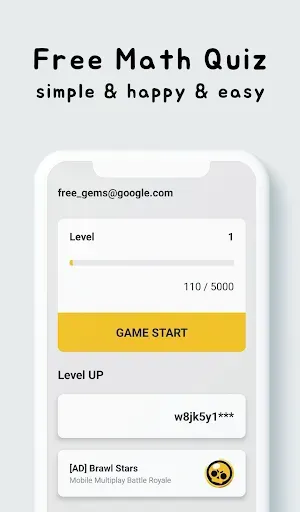 Скриншот 2 — Gems Plus Quiz - Stars Math