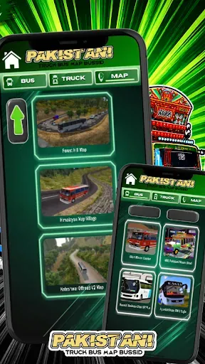 Скриншот 4 — Pakistani Truck Bus Map Bussid