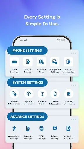 Скриншот 6 — Fast Phone Settings