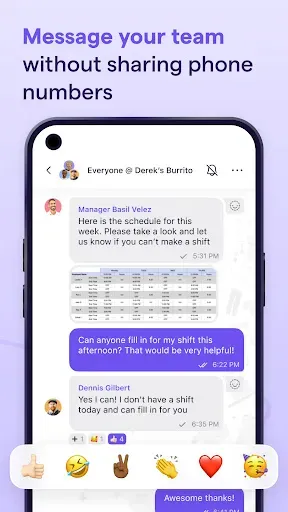 Скриншот 3 — Breakroom Chat & Scheduling
