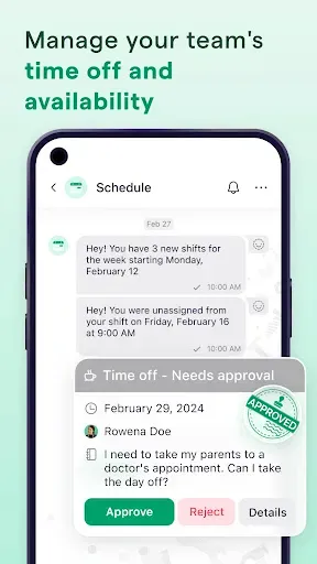 Скриншот 5 — Breakroom Chat & Scheduling