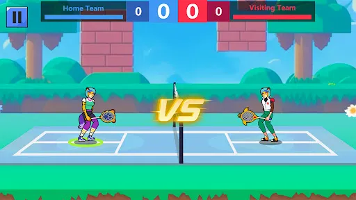 Скриншот 1 — Badminton Hero-Championship