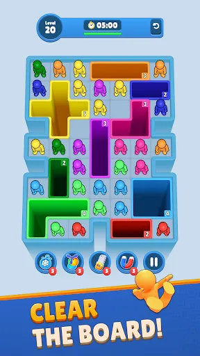Скриншот 1 — Drop Away: Color Puzzle