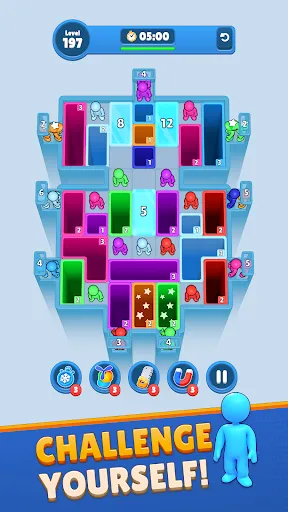 Скриншот 4 — Drop Away: Color Puzzle
