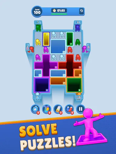 Скриншот 8 — Drop Away: Color Puzzle