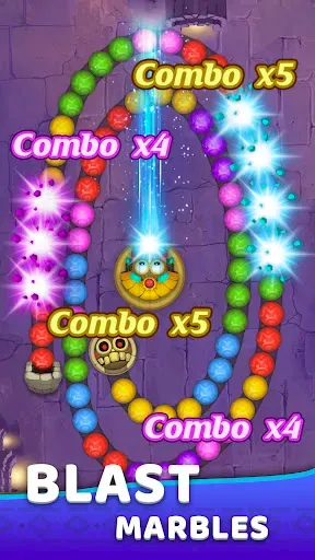 Скриншот 1 — Marble Shoot Blast
