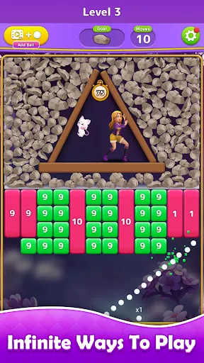 Скриншот 2 — Bricks Ball Journey