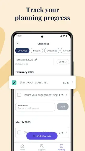 Скриншот 4 — Bridebook - Wedding Planner