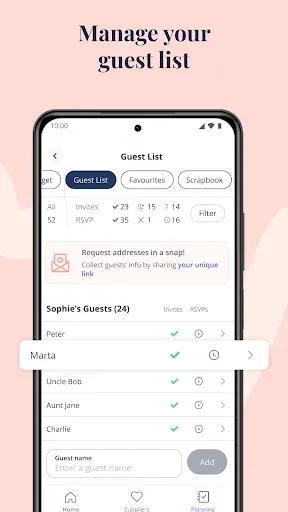 Скриншот 6 — Bridebook - Wedding Planner