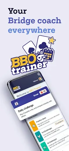 Скриншот 1 — BBO Trainer  – Bridge Practice